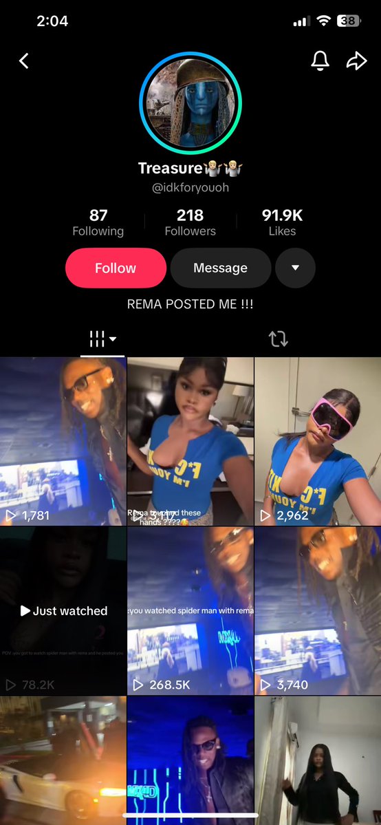 uhhszn's tweet photo. I don’t think i’m geeked enough about meeting rema, and him posting me. 😂 https://t.co/grEGpO3KL5
