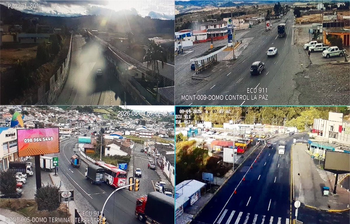 ecu911Ibarra's tweet photo. #Carchi | Se monitorea permanentemente las vías de los 6️⃣ cantones en la provincia, desde cámaras de #VideovigilanciaECU911.

✅ Tulcán 
✅ Huaca
✅ Montúfar 
✅ Bolívar
✅ Espejo
✅ Mira

🛣️ ¡Conduzca con precaución! 
#LíneaÚnicaParaEmergencias 9️⃣1️⃣1️⃣ https://t.co/ruEraMCdMN