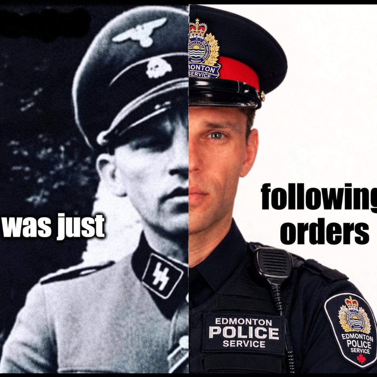 colinbaker81's tweet photo. @truckdriverpleb @edmontonpolice  #gestapo https://t.co/SFgm6V43Od