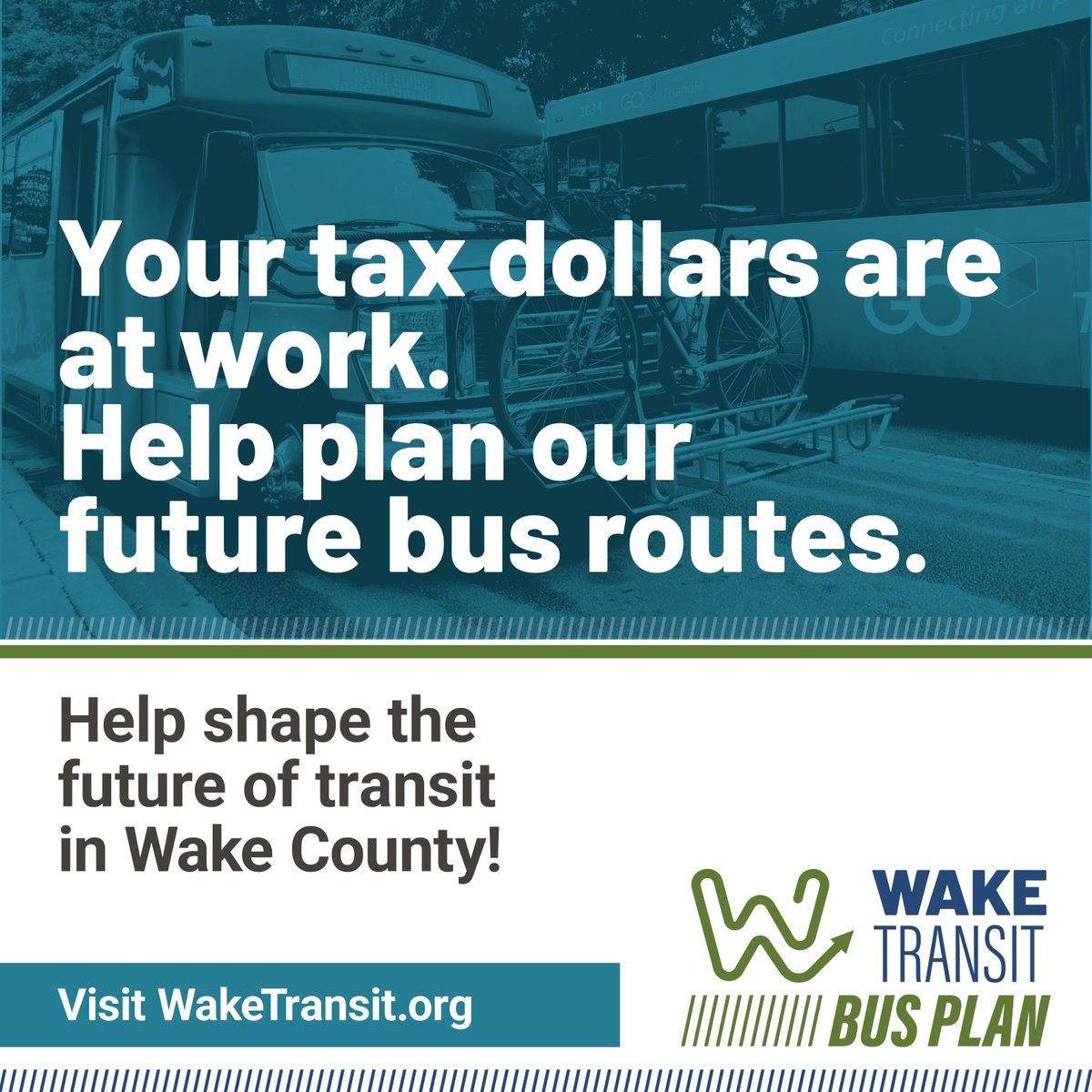 GoRaleighNC's tweet photo. Where do you need to go? Buses help Wake County residents reach work, school, medical appointments, shopping, and more. What destinations matter most to you? Take the survey at https://t.co/9tOrEF5rLK https://t.co/oO3QU51RGv