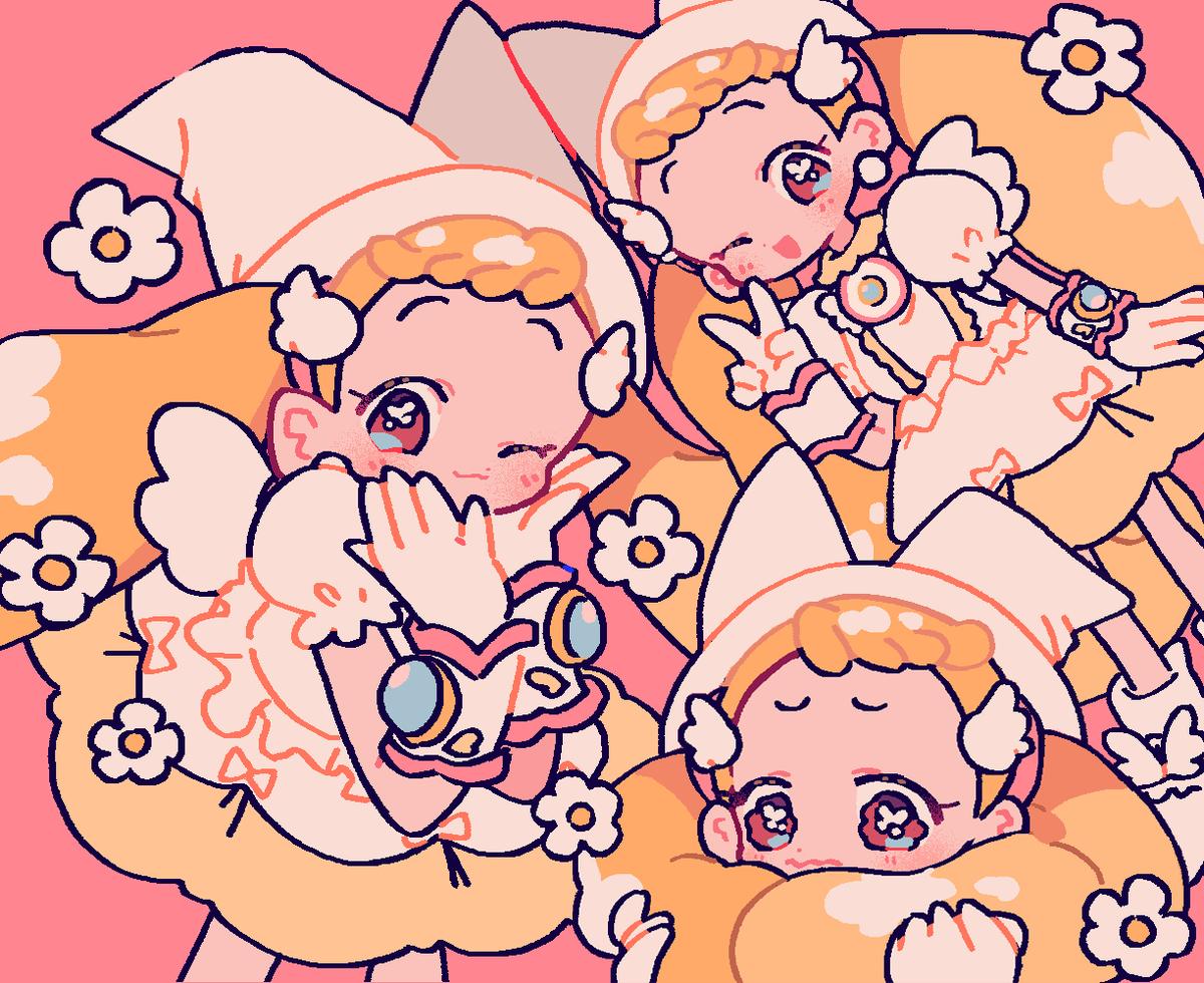 Deerreedeer's tweet photo. #おジャ魔女どれみ #OjamajoDoremi #巻機山花
ハナ💛 https://t.co/BmIZMPiGkR