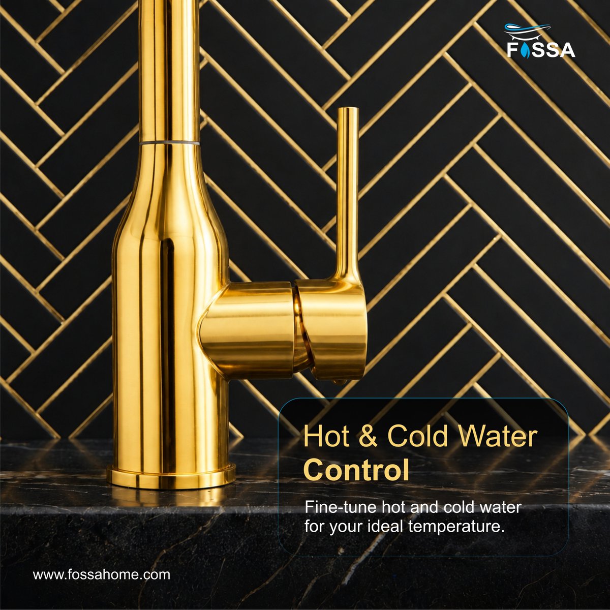fossahome's tweet photo. Make your kitchen shine with the FOSSA Omega Modern Faucet ✨
A radiant golden finish, smooth single-lever control and premium 304 stainless-steel construction—all in one elegant design.
Explore: https://t.co/cIX644CBjH

#FossaHome #OmegaFaucet #ModernKitchen https://t.co/xv2NyQZBK3