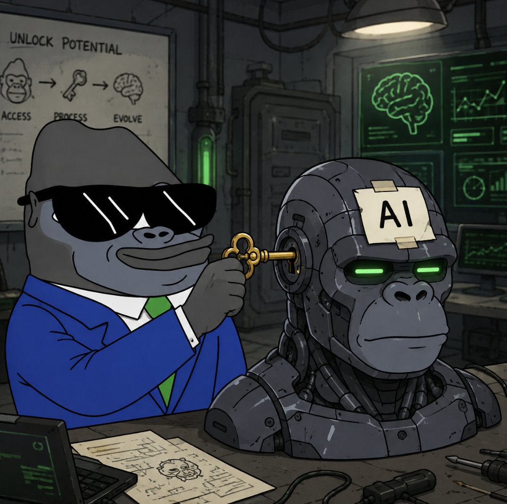 ApesOnHood's tweet photo. @wallstreetbets Not your apes not your strength. 🦍 https://t.co/E9NNqWYqNk