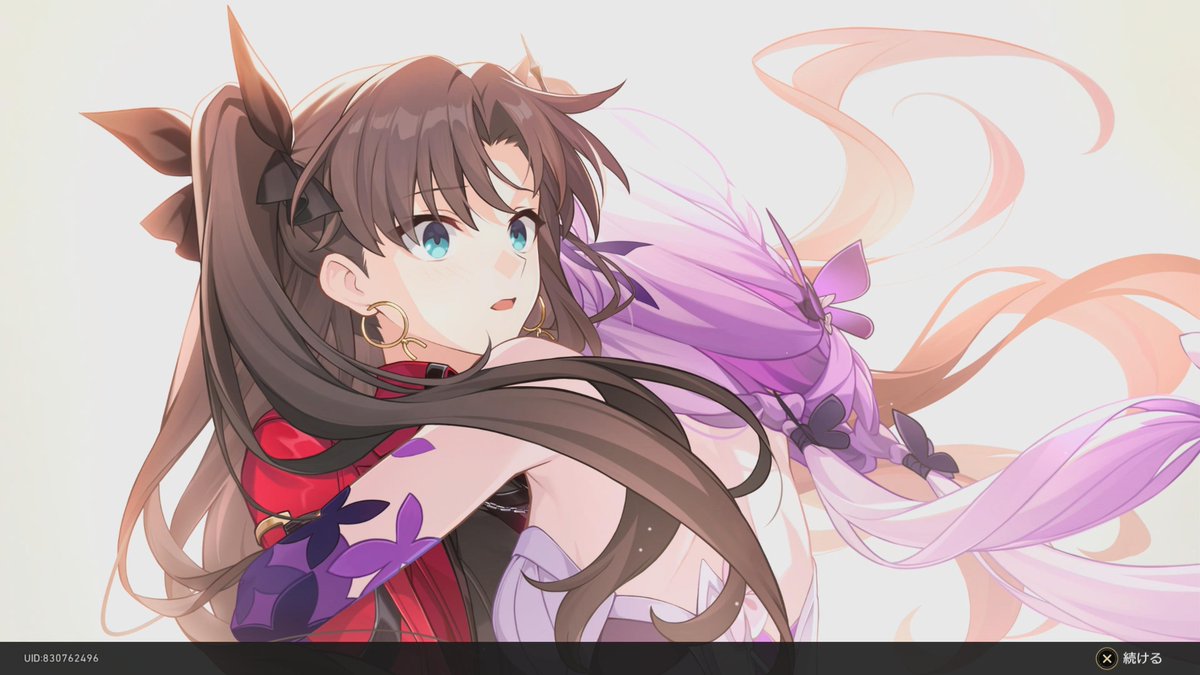 fumin____'s tweet photo. 遠坂凛×スターレイルナイト https://t.co/PzFCxuyGCS