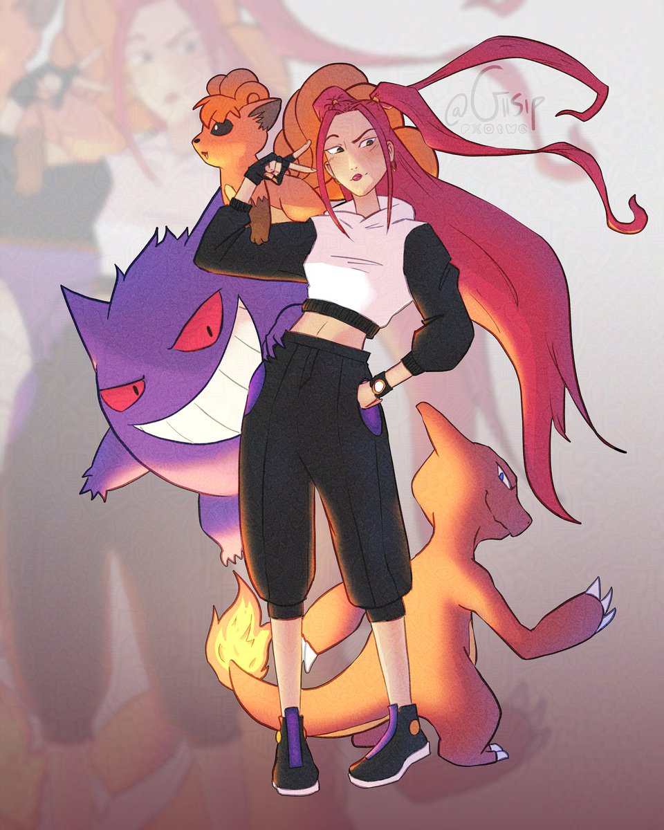 giisip's tweet photo. I’m doing a Pokemon x Crossover series and first up was KPDH - Mira!

#kpdh #kpopdemonhunters #pokemon https://t.co/8y73A3o6Kk