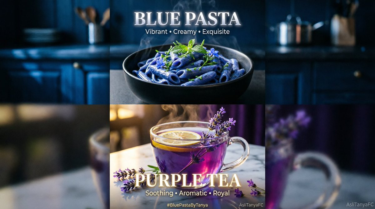 Baapsepanga001's tweet photo. A recipe this vibrant deserves endless appreciation. #TanyaMittal #BluePasta #BluePastaByTanya https://t.co/sINvTabmvb