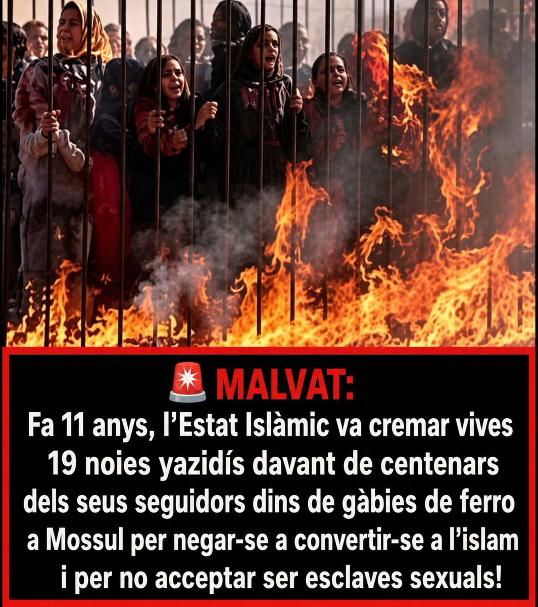 ToniSamaruc's tweet photo. Pura maldat...
#islamofeixisme #Terrorisme #Vergonya #DretsHumans #Mossul https://t.co/RKCrXbNTOI
