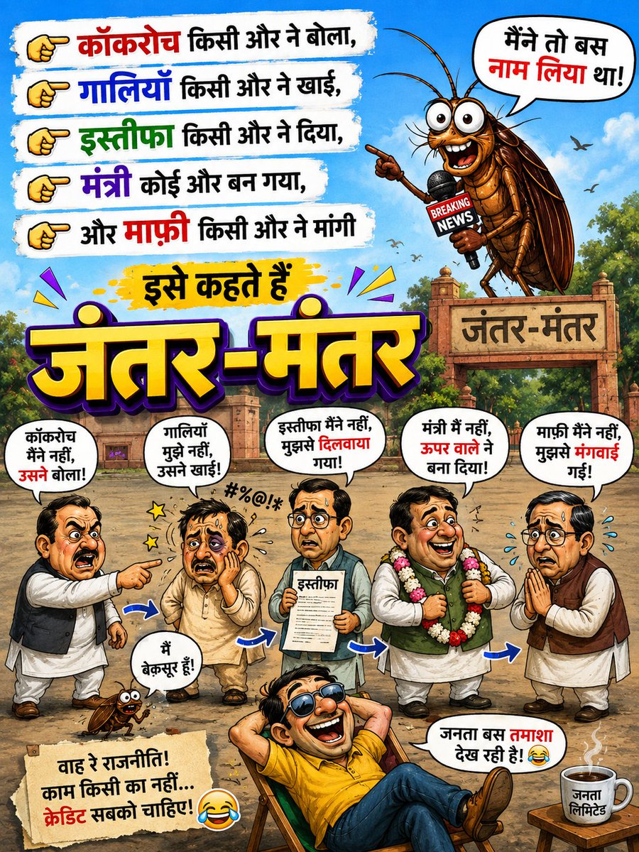 Surenderbhati_'s tweet photo. वा रे राजनीति काम किसी का नहीं क्रेडिट सबको चाहिए 

#jantarmanatar #ArvindKejriwal #RahulGandhi #CJP #cjparty https://t.co/p8BjMx2Y65