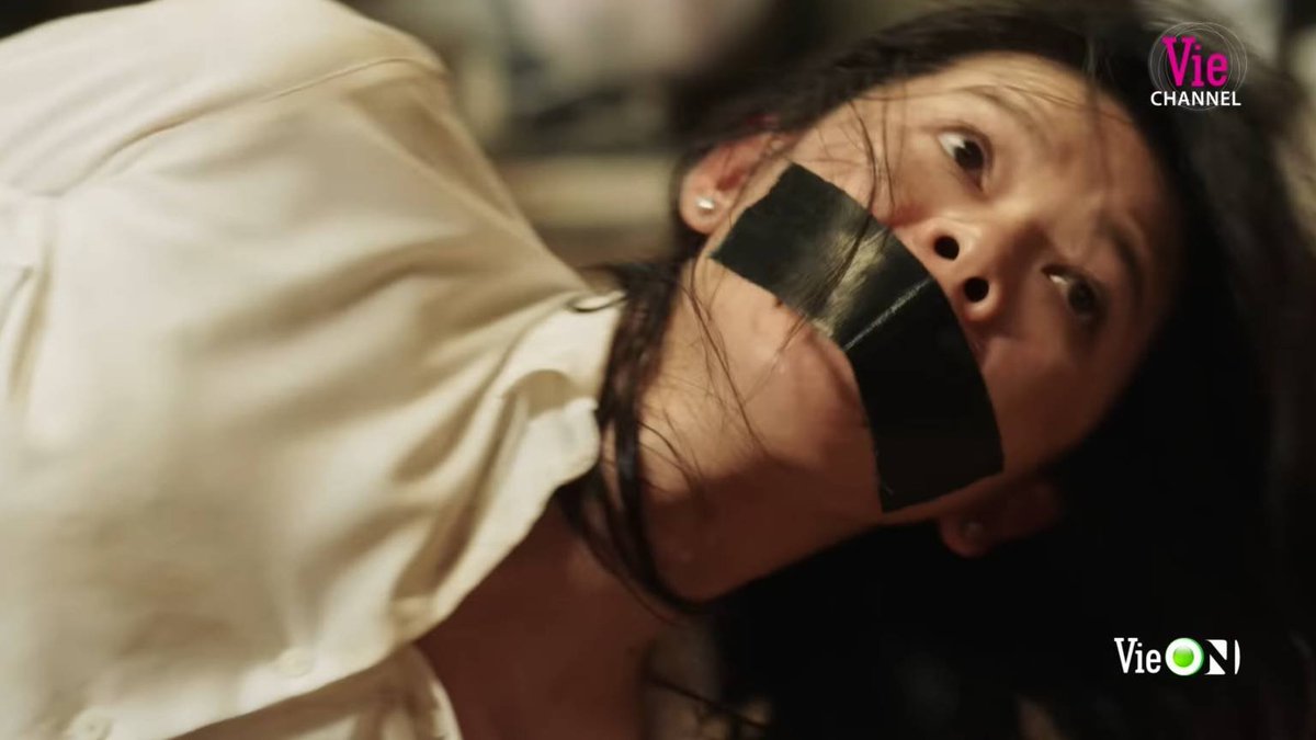 SupermoKhai's tweet photo. Oanh Kieu tied up and tape gagged - Cay Tao No Hoa Episode 30 (2) https://t.co/Lke5ZqlFhg