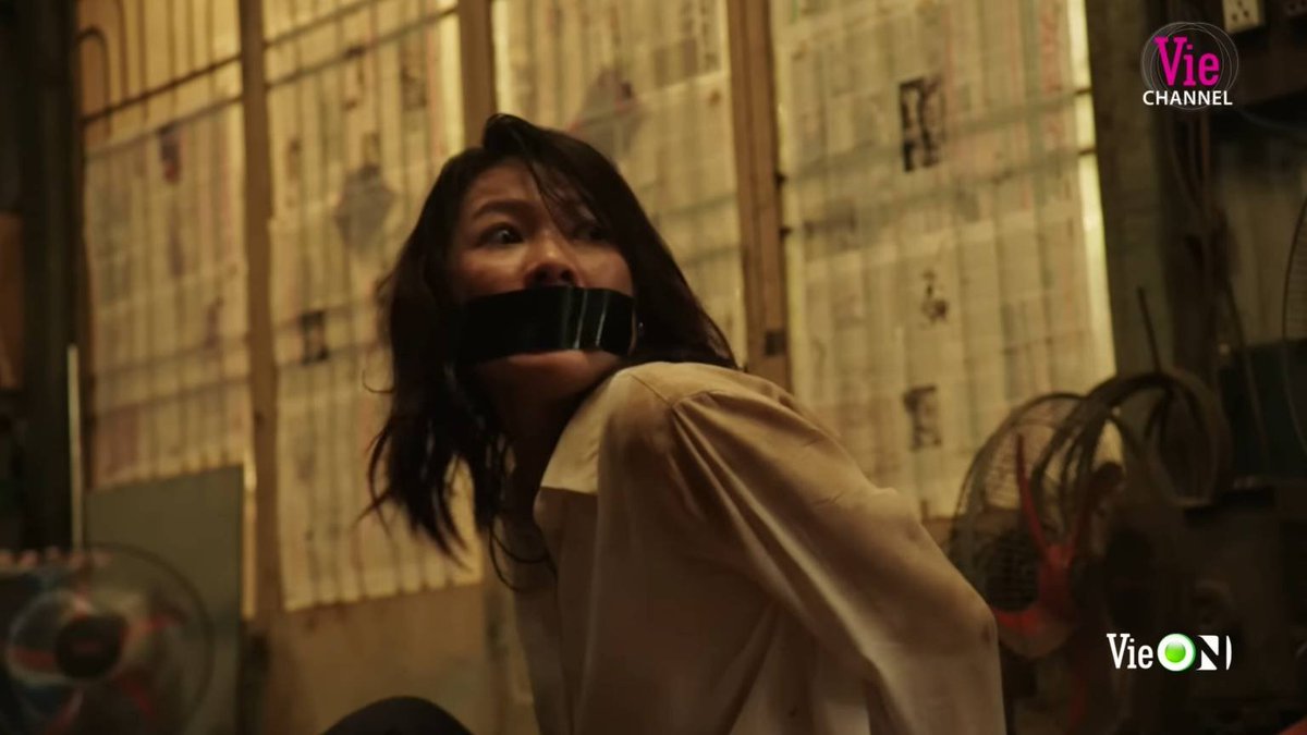 SupermoKhai's tweet photo. Oanh Kieu tied up and tape gagged - Cay Tao No Hoa Episode 30 (3) https://t.co/F7N6UVP4og