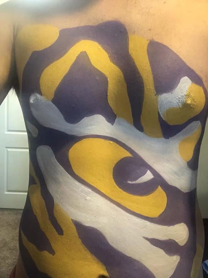 LSUTigerEyeGuy's tweet photo. Hey @CollegeGameDay the tiger eye makes it return for the first time in over 12 years how about two spots in the fan bleachers https://t.co/GCA7wRKpn6
