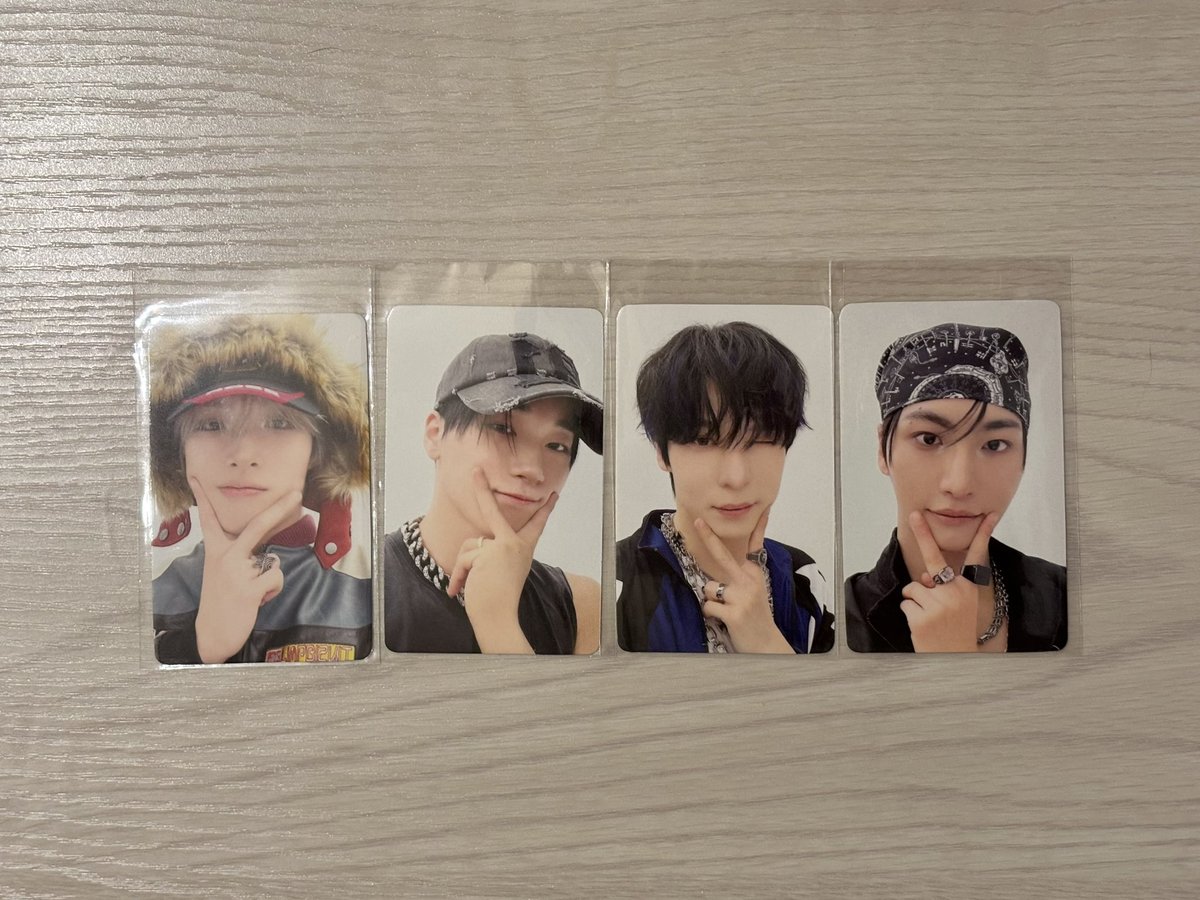 piijy4ev's tweet photo. ateez アチズ BAD トレカ 交換 JPFC

譲　FC特典ver2 ソンファ ユノ サン ミンギ

求　ver1ウヨン

8/5ペンミ手渡し、���送可能です。お気軽にお声掛けください🙏🏻 https://t.co/FhZeoQYJ47