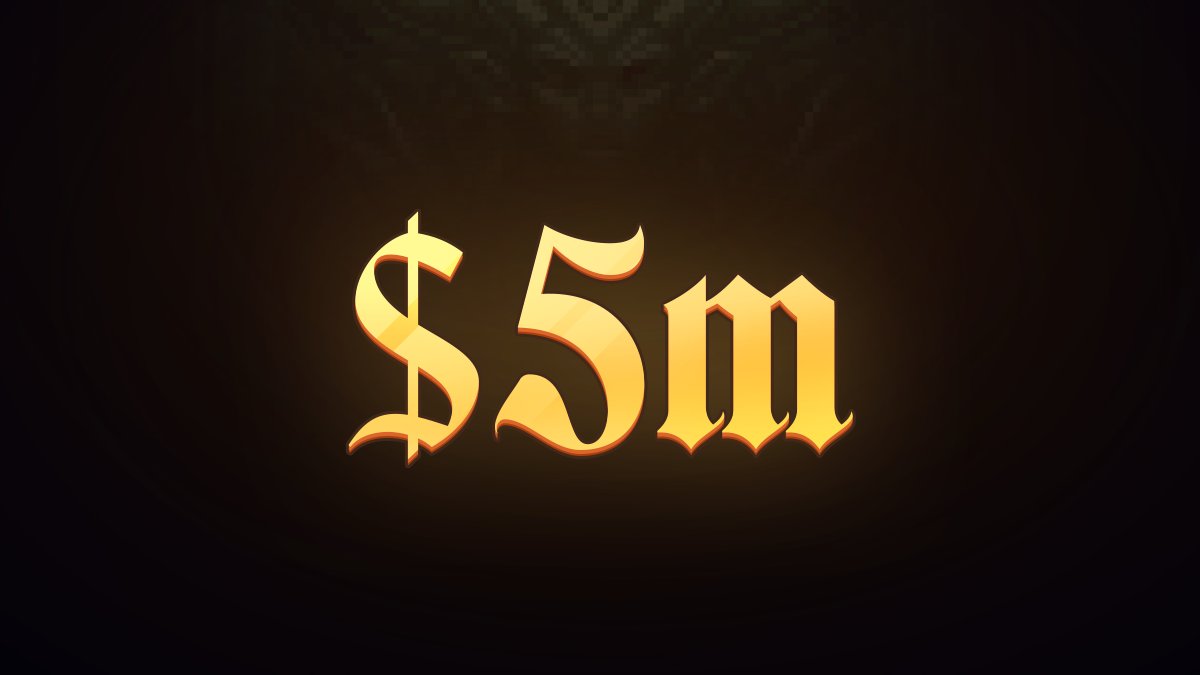 playcambria's tweet photo. We've crossed $5m in Keys Risked ✅ 

242,132 Dungeon Runs
133,500 Fishing Casts
87,900 Gems Appraised https://t.co/tsTLMkefXN