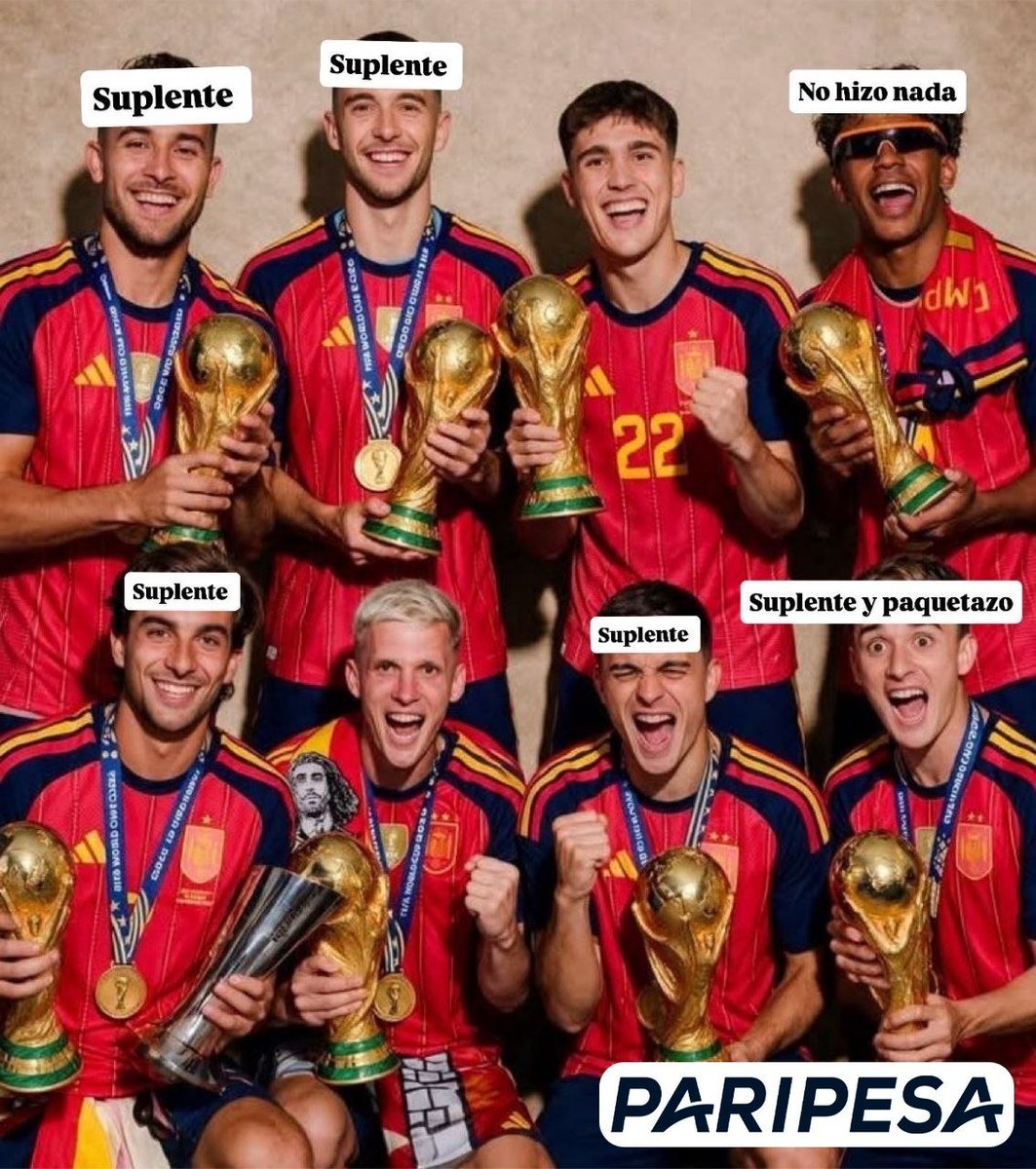Lavozgalactica's tweet photo. 🗣️ "El Barça le ha dado el segundo Mundial a España" https://t.co/b08G4acWcY