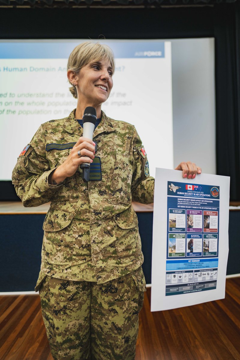 COIC_CJOC's tweet photo. Pendant #PitchBlack2026, les FAC et la RAAF ont mené un atelier sur l’intersectionnalité dans les opérations aériennes et exploré la dimension humaine des missions multinationales. Avec l'#OpHORIZON, le Canada continue de renforcer l’interopérabilité dans l’Indo-Pacifique. https://t.co/6Hji3Qht2t