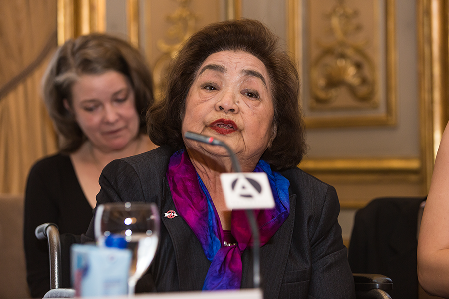 ArmsControlNow's tweet photo. "We have to study nuclear weapons &amp; the history so we can understand better what needs to be done. At the same time, we must find ways not to become so horrified and overwhelmed that we are unable to take action."-Hiroshima hibakusha Setsuko Thurlow, 2017: https://t.co/XWkTaIOg2U https://t.co/Xmg74ejsXw