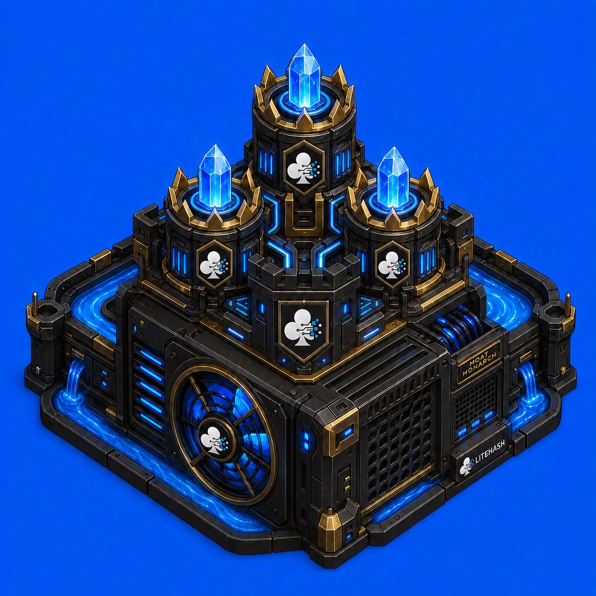 Litehash_net's tweet photo. 🪂🪂🪂 MOAT AIRDROP 🪂🪂🪂

A brand new Moat Monarch Miner was airdropped to the top 3 participants in our $LITE / $hCASH LP Moat. 

This powerful miner boasts 350H! To be eligible for the next drop ensure that you are participating and competing for the top spots on @Moats_app ! https://t.co/M4HD0UZEg6