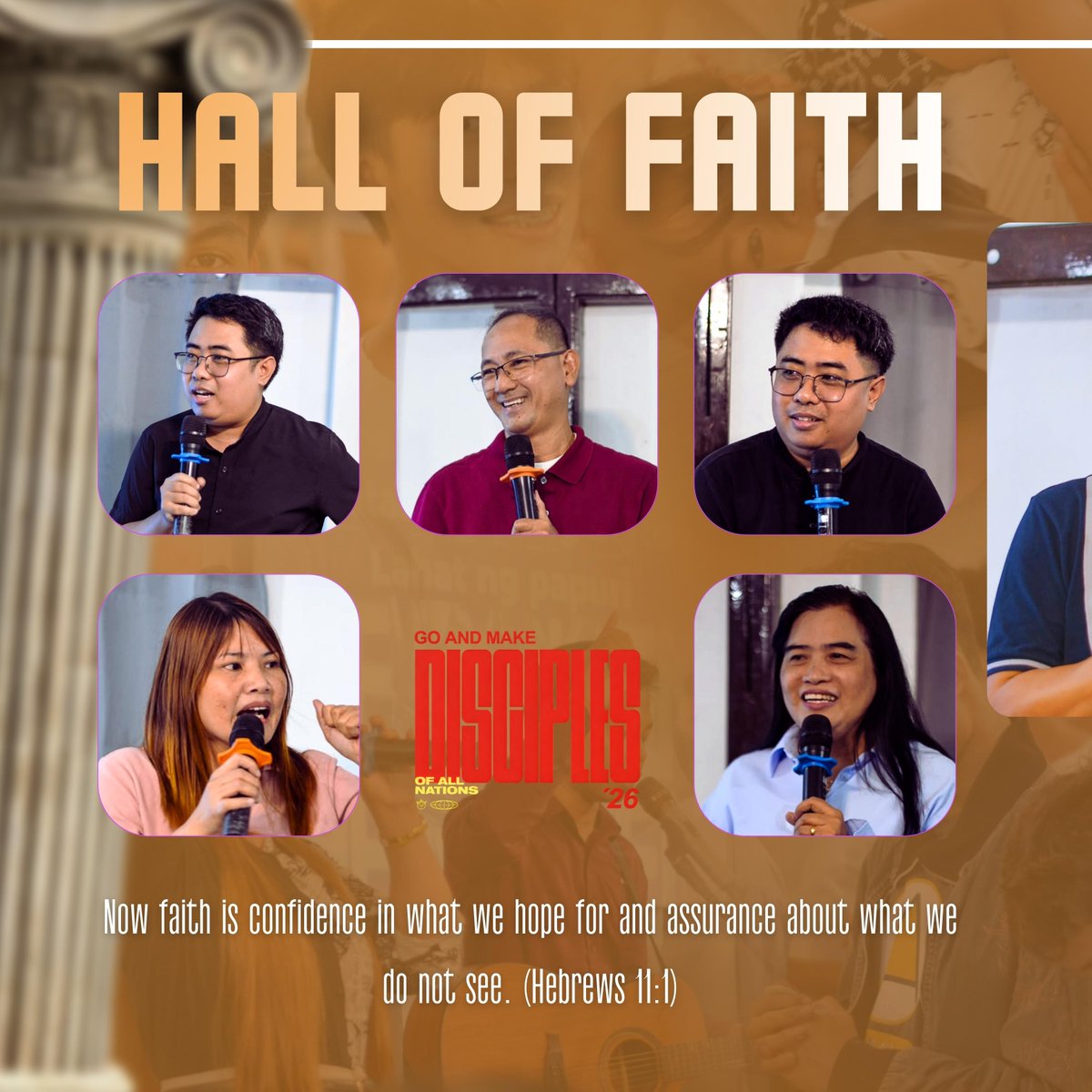 TVCNG12's tweet photo. HOF: P1

Every story in the Hall of Faith reminds us that God doesn't call perfect people—He calls people who are willing to trust Him.

Swipe through this week's preaching highlights, and we'll see you on the next tour! 🏛️✨

#SundayRevival #HallOfFaith #WinSoulAndMakeDisciple https://t.co/0g67rIT7Fl