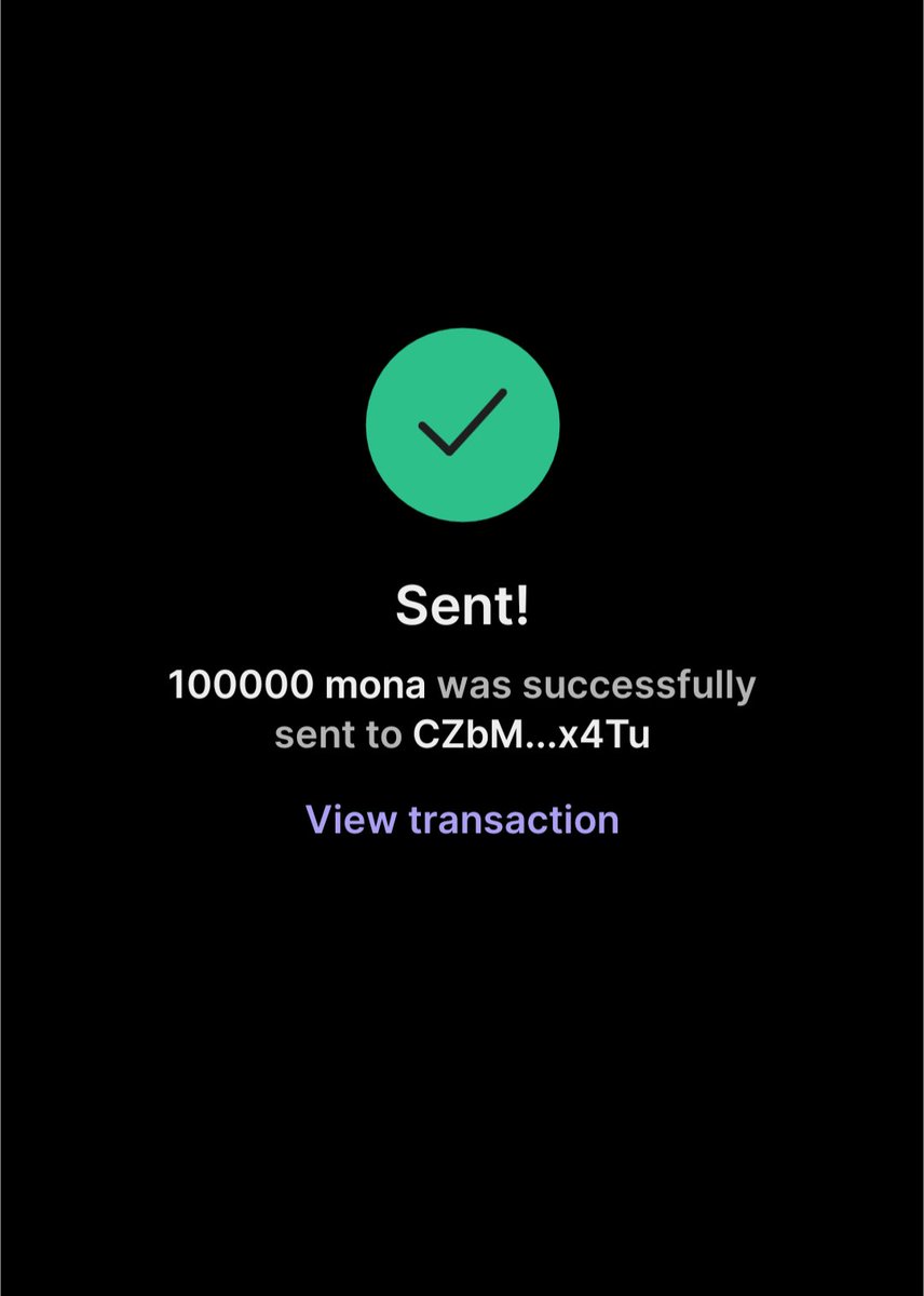 Monasolanatoken's tweet photo. Don't miss out on $MONA

✅ Follow
✅ RT + Like pinned post 📌
✅ Comments SOL address + RT ♻️

Every wallet gets 100,000 $MONA🪂

🌐 Buy the Presale:
https://t.co/TLLM4w6k5k https://t.co/ZyTzp0ydVW