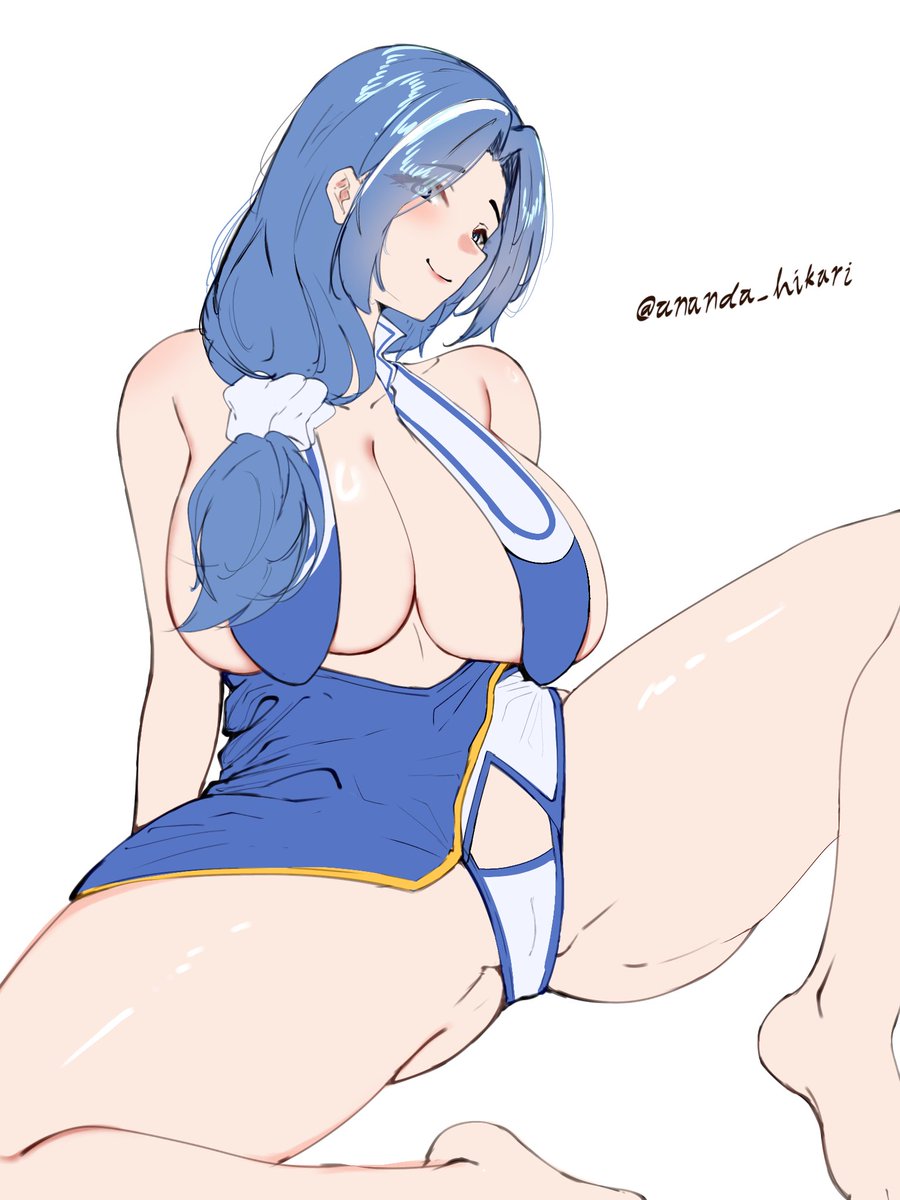 ananda_hikari's tweet photo. making fanart outside Azurlane. 
Helen From Girls' Frontline 2

#ドールズフロントライン2
#ドルフロ2
#胸部装甲点検作業 https://t.co/llNaW7TwVD