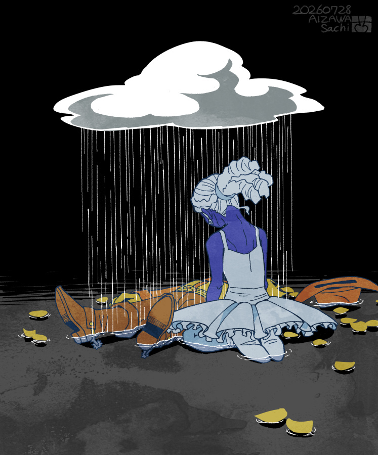 sachichy's tweet photo. 🌧️雨が降り続いている。 https://t.co/oPIWIfV8aZ