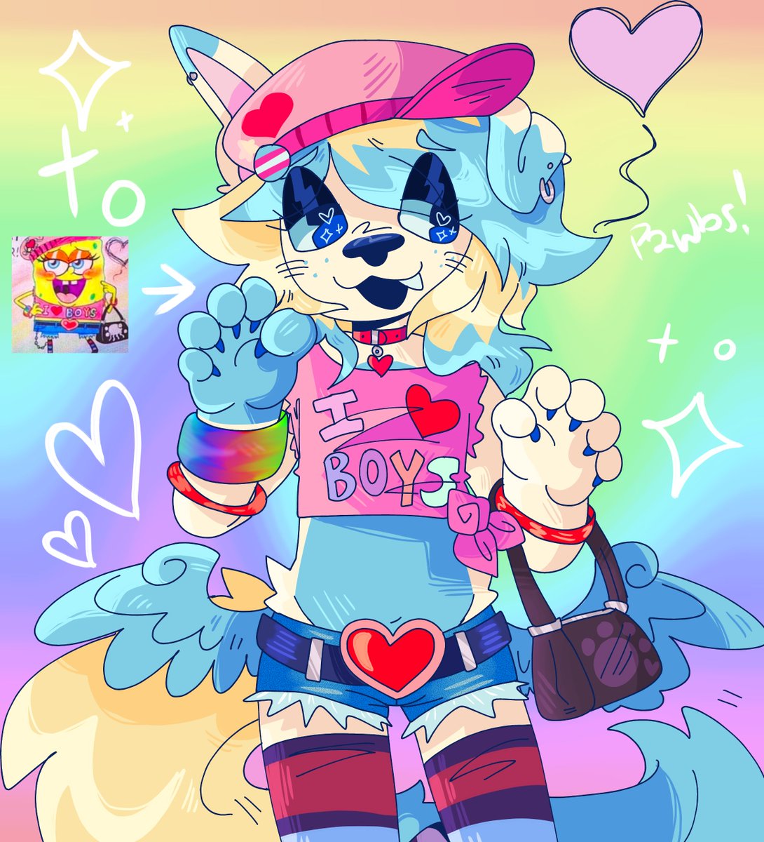 peasleypawbs's tweet photo. Wutever, go my sparkys

#furry #sparkledog #fursona https://t.co/qqDFJ5kSJT