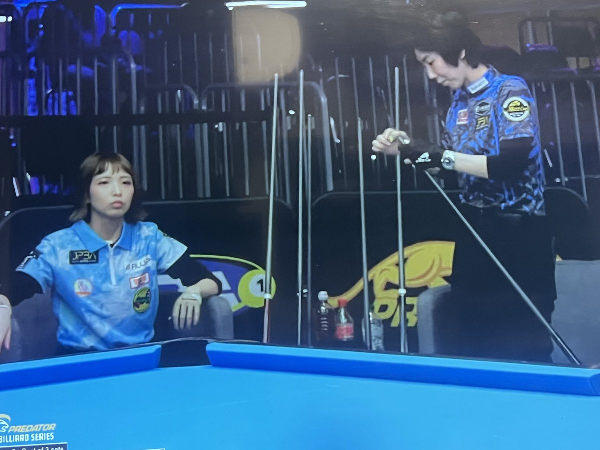 kidnaoto's tweet photo. #ビリヤード🎱
#PredatorProBilliardSeries
#イタリア
#世界選手権
#準決勝

ゆうきと河原さん準決勝！
頑張れー👍 https://t.co/dsp3DA49UK