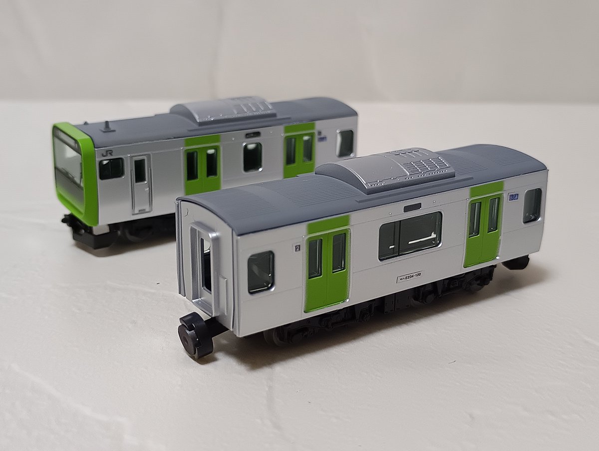 鉄コレポケット 第2弾 E235系0番代(山手線)です。中間車が完成しま