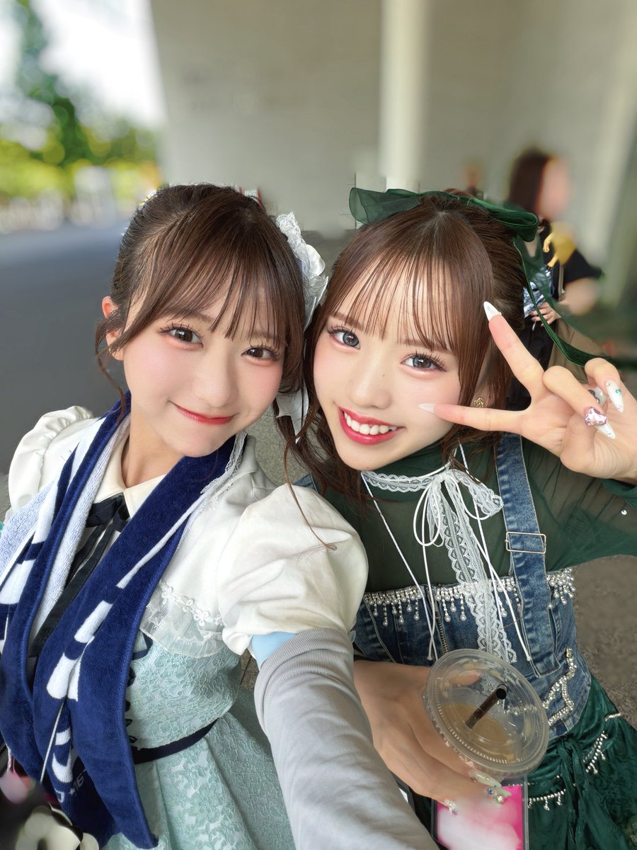 yumeka_GranCiel's tweet photo. 菜々ちゃんに会えました💚🤍
#TIF2026 でも大活躍すぎてさすが濱田菜々さん
みどりの菜々ちゃんもかわいい！！
実はこの前乾杯してきました🍻いつまでもだいすきいい先輩！ https://t.co/4KuHuAo73U