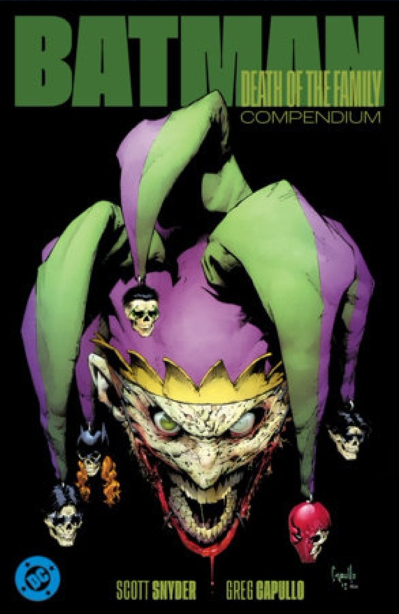 dcuworld's tweet photo. DC Comics has revealed Batman: Death of the Family is getting a Compendium!

It releases on March 30,2027! https://t.co/VzTdY4sEk6