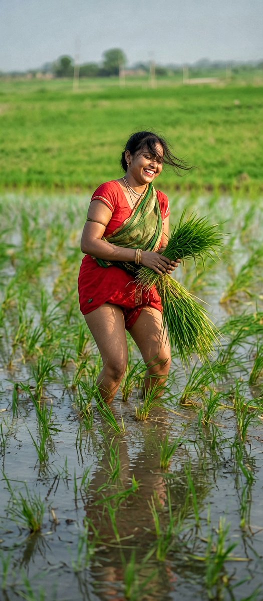 AyishaMondal's tweet photo. Khet mein kaam karte karte pura geeli ho gayi 😌
Red blouse, green saree, aur yeh muskuraahat…
Koi devar aajaye toh bolu kya? “Aaja, saath mein kaam kar le 😈💦
#Boudi #DesiBoudi #VillageBoudi #KhetKiBoudi #WetSaree #HotBoudi #GaonKiBoudi #SareeBoudi #DesiHot #ThirstTrap https://t.co/gTCqS1LaHG