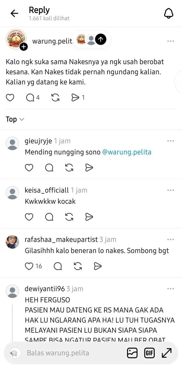 KapudS640's tweet photo. Makin dibaca, makin kelihatan kalau yang jadi masalah bukan pasien BPJS, tapi soal ego.

Dokter yang baik bikin pasien merasa tenang, bukan malah bikin pasien merasa diremehkan.

Kalau memang cara komunikasinya seperti itu, wajar kalau publik meminta IDI untuk melakukan pemeriksaan.

Dr. Tamarine, tamat sudah kariermu sebagai dokter.

@ikatandokterindonesia, yuk tindak lanjuti. Kalau memang terbukti melanggar, semoga kasus ini ditangani sesuai aturan yang berlaku.