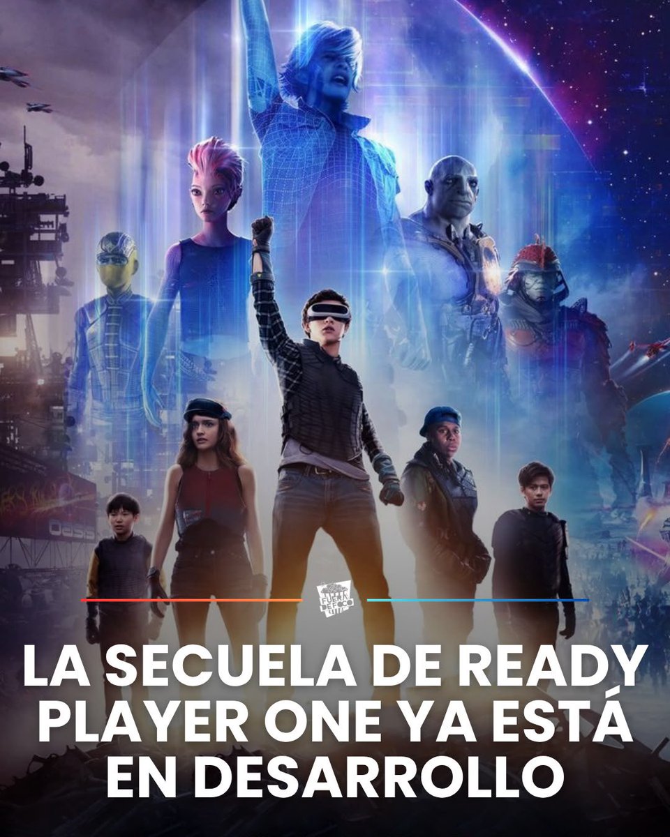 GabyMeza8's tweet photo. 💥 ¡SECUELA CONFIRMADA! El guionista Zak Penn   (Free Guy), confirmó que la secuela de READY PLAYER ONE actualmente está en desarrollo y él, junto a Steven Spielberg, están escribiendo el guion del proyecto. 

La cinta sería una adaptación del libro secuela: ‘Ready Player Two’ del autor Ernest Cline.