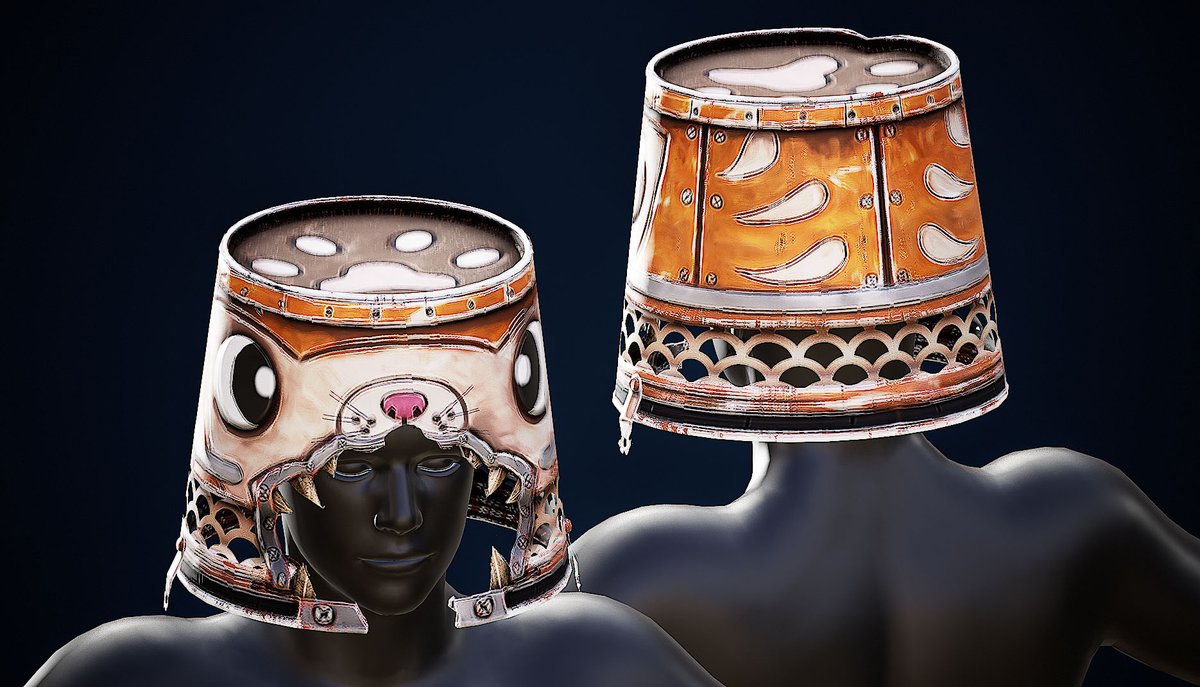 SeeJisWorkshop's tweet photo. Fluffy Bucket Helmet this week for @FcpnchStds and @playrust

link - https://t.co/uIbkCvCq24

@HedgesnVideos @Helkus @gerrmanman
#Rust #3d #art https://t.co/v4ea3e7rWY