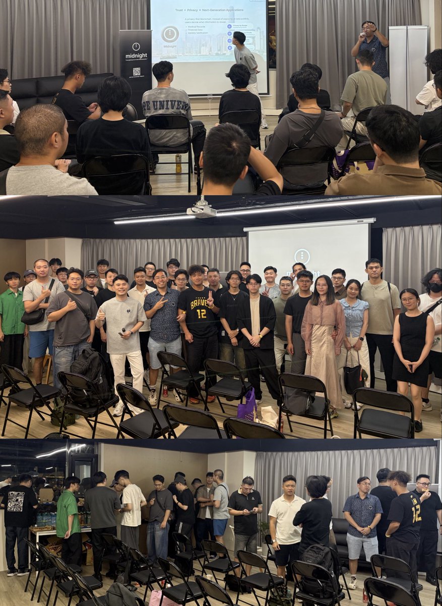NealSIDAN's tweet photo. The first @MidnightNtwrk Chinese Community Meetup was a success! 

Really appreciate @CardanoLeo for making this happen. Honestly, without Leo, I’d be cooked 😂. Huge thanks as well to @evarodriguez_m for all the behind-the-scenes support.

It was great meeting so many new faces and introducing Midnight, the ecosystem, and the Ambassador Program.

One of the best parts was finally meeting people we’ve only talked to online. The discussion session was much more active than I expected, and everyone shared great ideas.

Big thanks to SESG and GI for sharing what they’re building. Excited to see them exploring how Midnight can empower their business.

This is only the beginning. Let’s keep growing the Chinese community together.

One Team One Dream