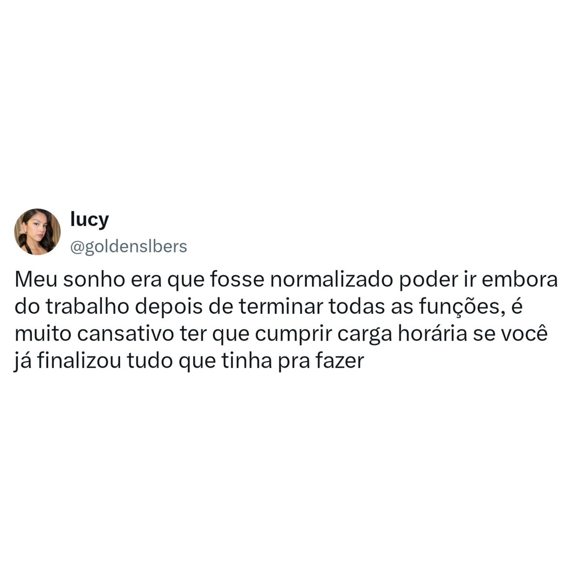NazareAmarga's tweet photo. A vida da CLT é cansativa, né amigas? https://t.co/ryRtlQUKxp