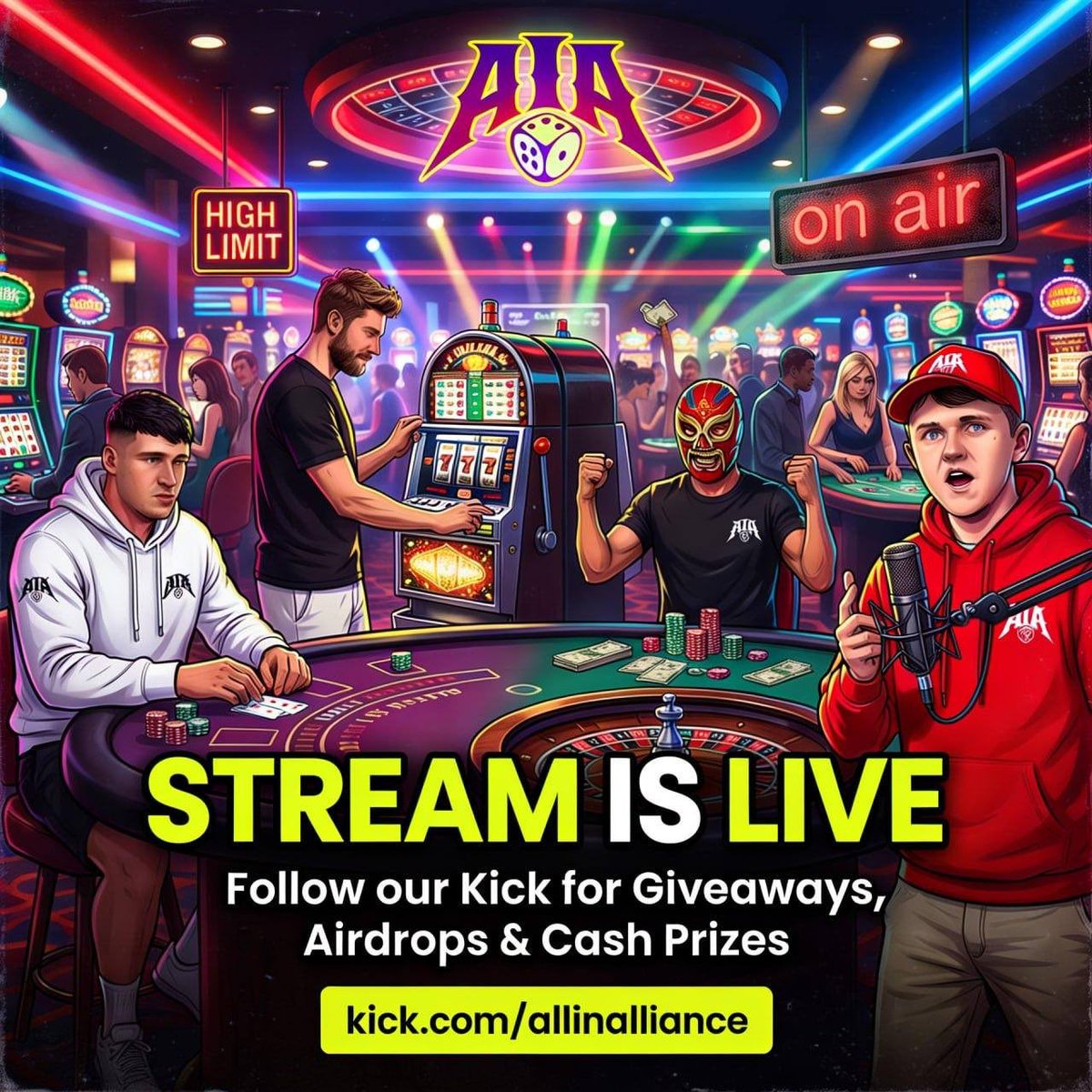 CGAPromotes's tweet photo. 20 Giveaway ~ Ends in 6 Hrs 🍥🫡

🔹RT &amp; Follow on Kick ( Proof ): https://t.co/oiAScCkqIf

( AD, NFA, DYOR )

🎁 GIVEAWAY EVERY 15 MIN ON STREAM 🎁
🚨 CHECK US OUT LIVE NOW! 🔴
https://t.co/1Bgotx2o76 https://t.co/IsLdxZJyNu