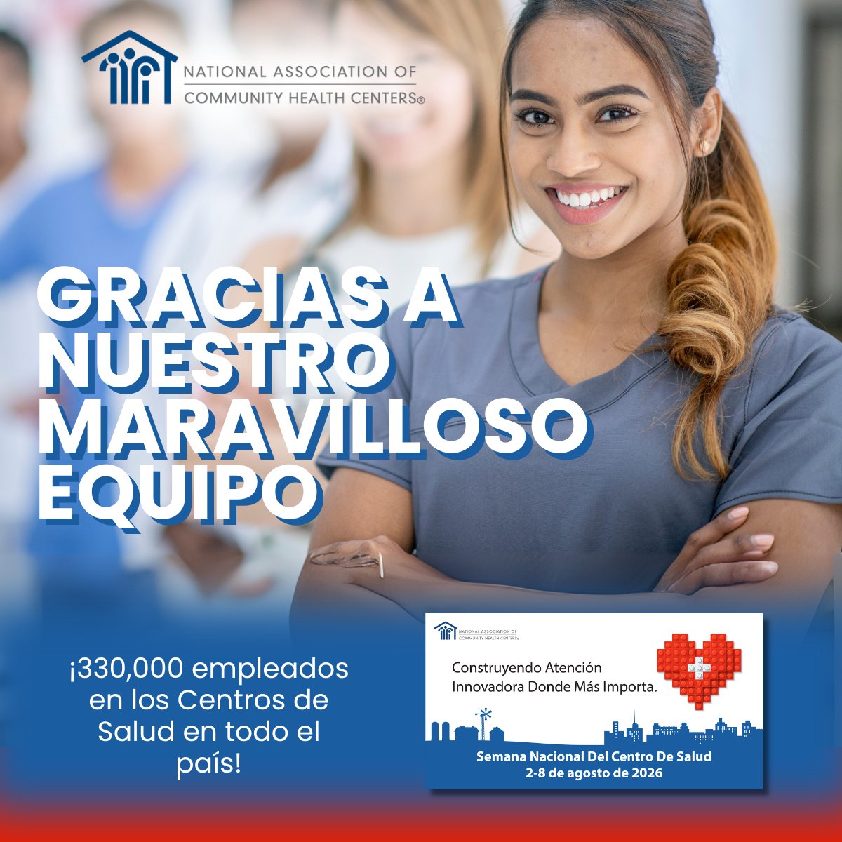 HMCKansas's tweet photo. Community Health Centers are powered by dedicated people who make compassionate care possible every day. Thank you to every member of the Health Ministries Clinic team for serving our patients and community. 💚
#NHCW26 #ValueCHCs https://t.co/N5Dokn86sK