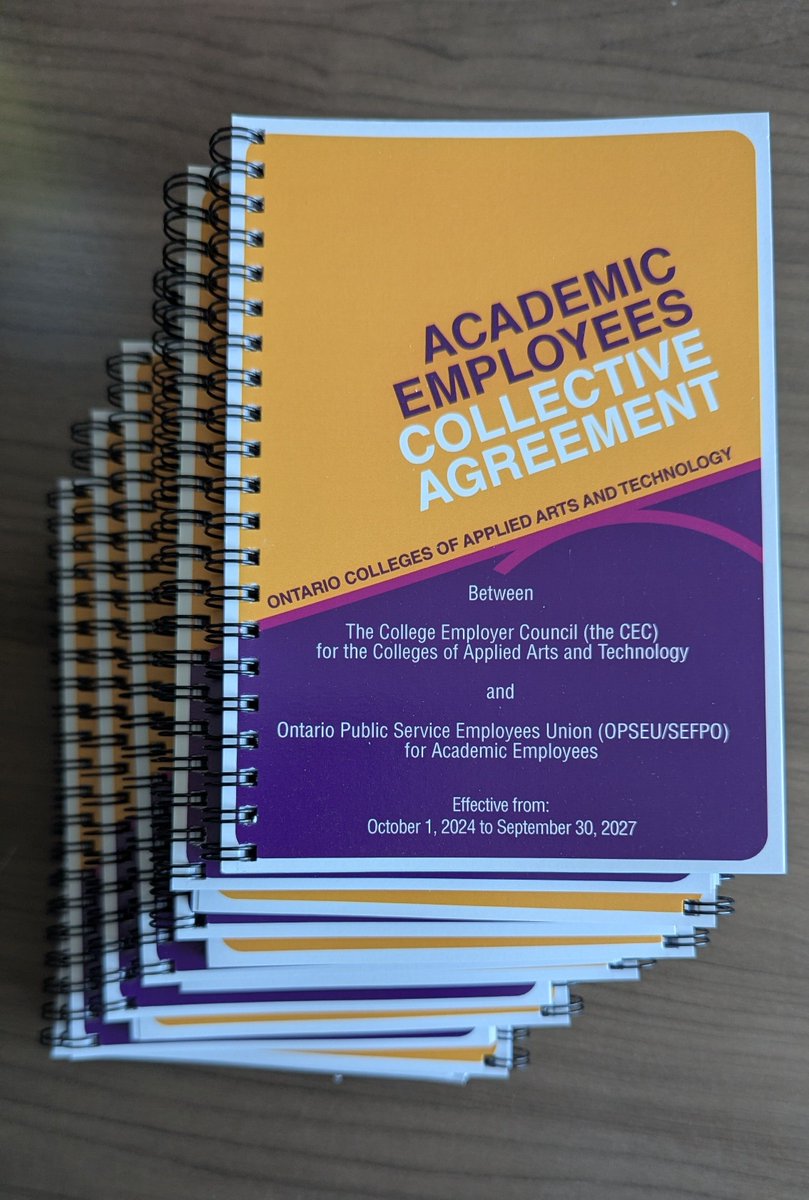 OPSEU560's tweet photo. New copies of the Collective Agreement (October 2024 - September 2027) are now available! https://t.co/aQvnGXoN5l
