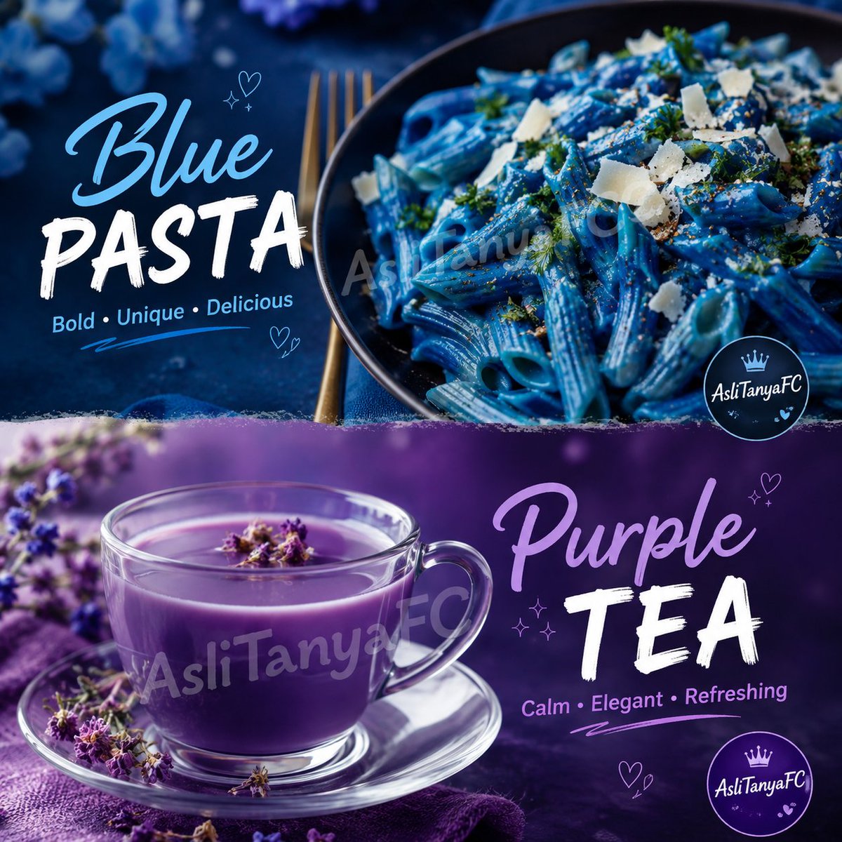 i_m_AT_14's tweet photo. Blue Pasta is the recipe that stands out from the crowd. #TanyaMittal #BluePasta #BluePastaByTanya https://t.co/lDmjcqaUde