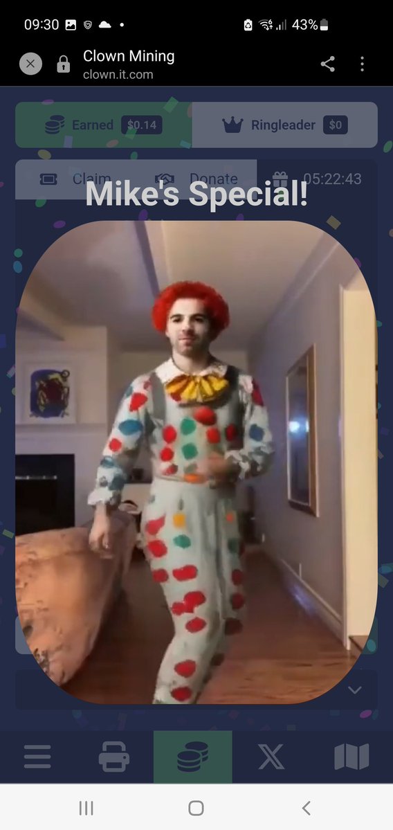 physiomi112's tweet photo. Wish a wonderful day with many fun on the great ICP blockchain.

My greetings to all clowns from @clownitx 🤡 https://t.co/X5sLgIEslV