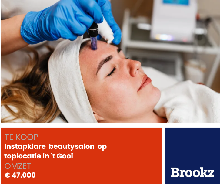 Brookz_NL's tweet photo. Nieuw aangeboden op Brookz: Instapklare beautysalon op toplocatie in 't Gooi (omzet €47.000, regio Midden-Nederland)

Deze luxe schoonheidssalon in het hogere segment is gespecialiseerd in resultaatgerichte huidverbetering en hoogwaardige beautybehandelingen. De kernactiviteiten bestaan uit:

1. Geavanceerde huidverbetering & anti-aging: Gespecialiseerde behandelingen (zoals peelings en facials) gericht op effectieve huidverjonging en -verzorging.
2. Premium productverkoop: Exclusieve retail van de wereldwijd gerenommeerde topmerken Mesoestetic en iS Clinical. Deze hoogwaardige productlijnen zorgen voor een sterke, terugkerende omzetstroom naast de behandelingen.
3. Full-service Beauty & Styling: Hoogwaardige brow- en lashbehandelingen, evenals professionele manicure- en pedicurebehandelingen.

Lees hier meer: https://t.co/pSS8jXVYD2