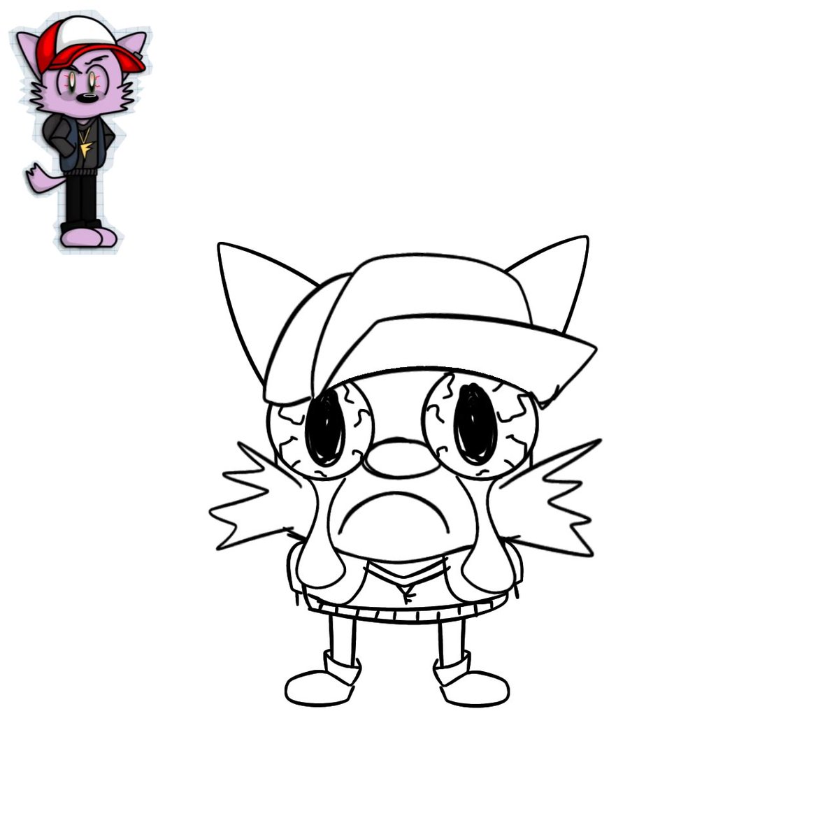 dailydariusdax's tweet photo. my friend drew this
(isn't it peak?) https://t.co/7THGWBE82n