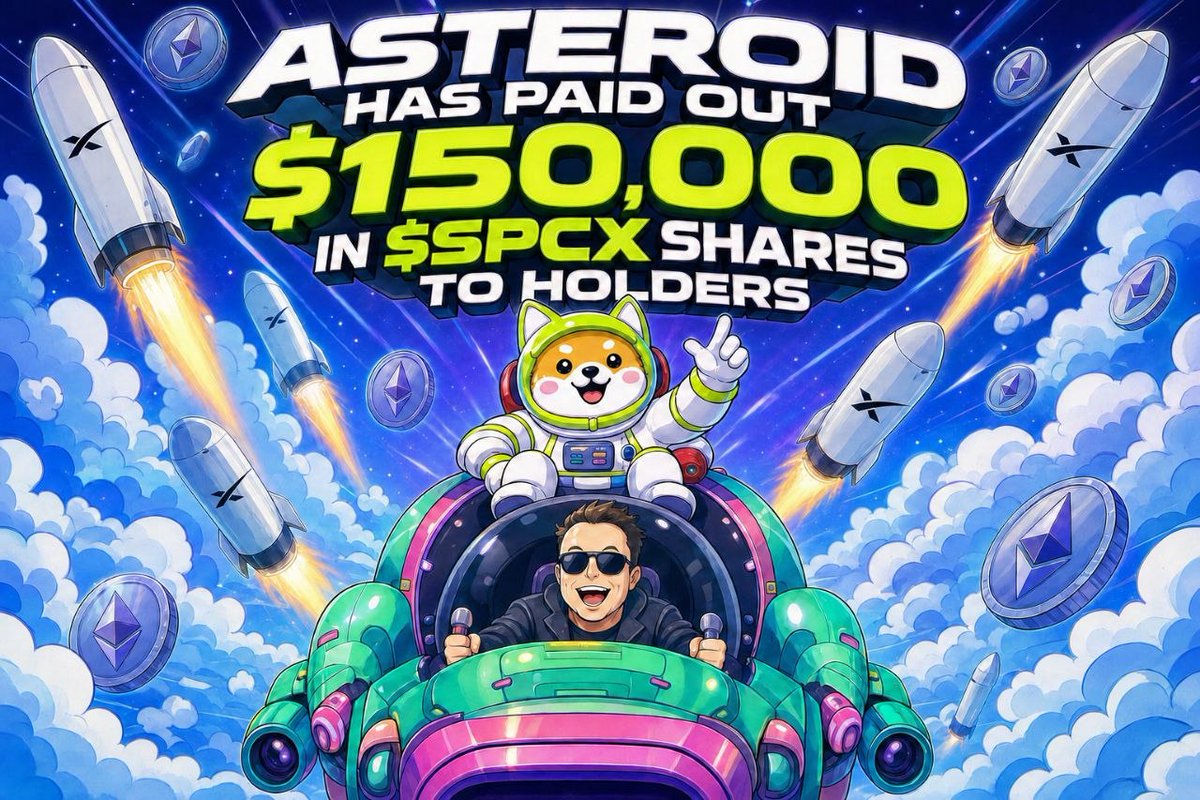 AsteroidRH's tweet photo. To date $ASTEROID has paid out over $150,000 USD to holders

We are officially leading the stock rewards in Robinhood and it's only climbing faster. What are you still waiting for?

CA: 0x38aAf33082B20AfF2e33433138de920f131B7777

#Robinhood https://t.co/HHGmTsQsl6