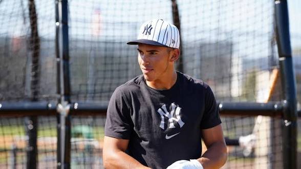 DanClarkSports's tweet photo. George Lombard Jr. has a career .763 OPS in the Minor Leagues (4 seasons) and he's hit just 26 home runs in almost 1500 plate appearances. Add to that, 43 errors in the field

Yet another example of Yankees fans and media completely overhyping a guy who appears pretty mediocre. https://t.co/bKvUTSvkBT