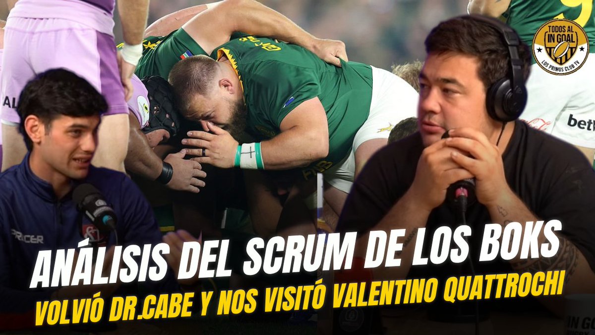 Perrugby's tweet photo. 📽️El programa de ayer con la previa de Pumas-Springboks, el scrum de Sudáfrica y la visita de Valentino Quattrochi.  
https://t.co/ilfVtaqmTj https://t.co/fS99ZbDXyB