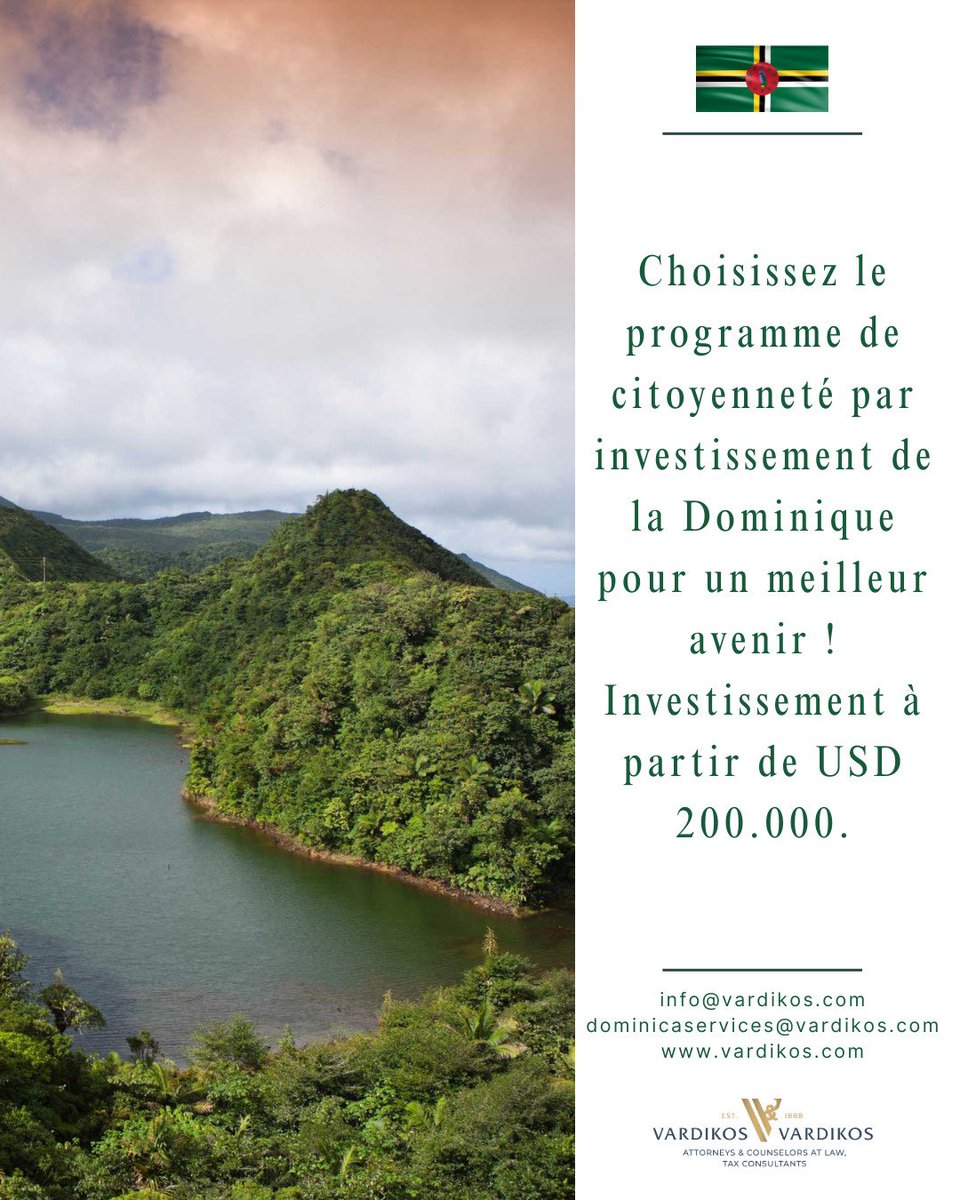 VVardikos's tweet photo. #Dominica #Caribbean #nature #island #Dominique #Caraibes #citoyenneté #investissement #propriété #passeport #sansvisa #liberté #France #French #Africa #Nigeria #citizenship #investment #dualcitizenship #secondcitizenship #secondpassport #CitizenshipByInvestment https://t.co/YuvJCoHseo