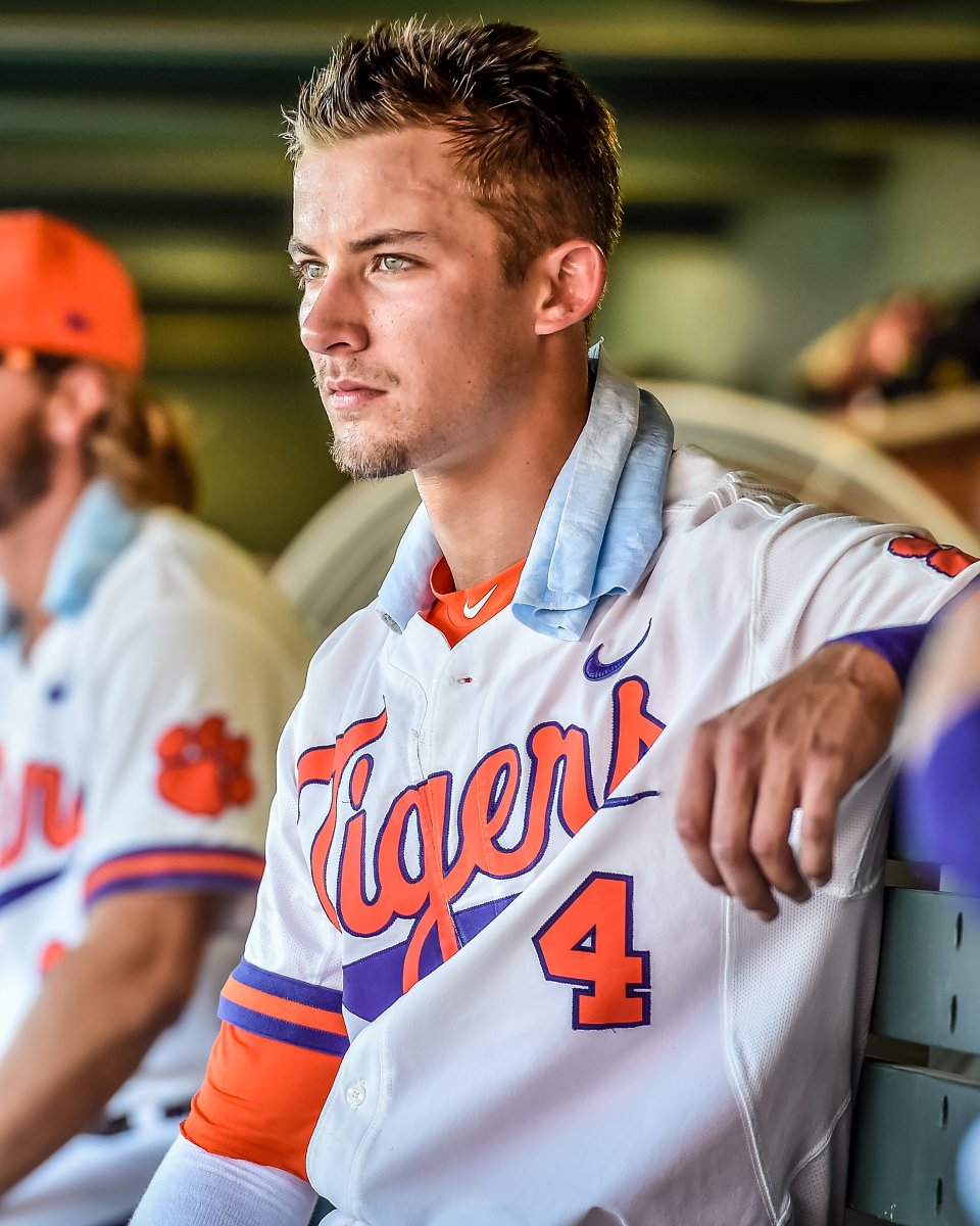ClemsonBaseball's tweet photo. Good luck with your new team❗️ 🐅

#EliWhite @RedSox #ClemsonFamily https://t.co/oxFGJq4yeA