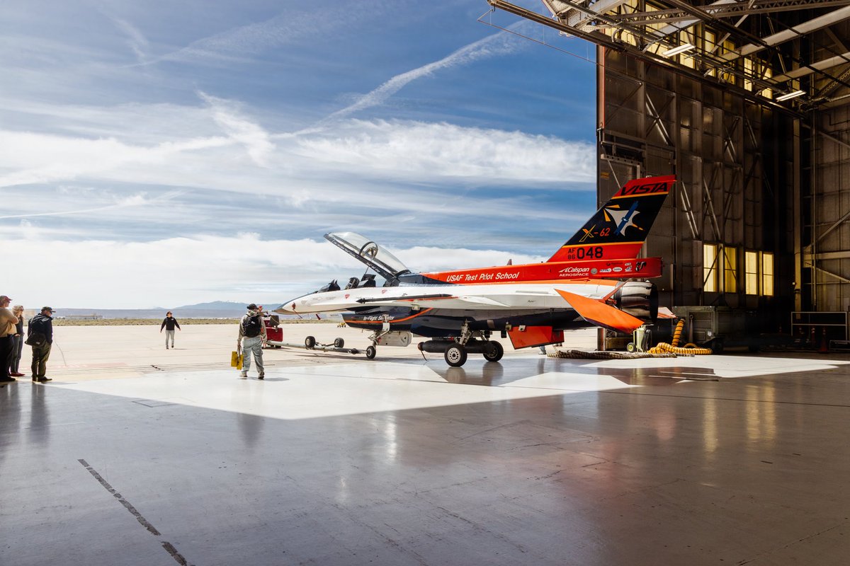 EdwardsAFB's tweet photo. NEWS: X-62 VISTA continues setting precedents, demonstrates ability of #AI agents to ingest live infrared sensor data to #autonomously intercept live airborne targets. #AFMC #TRMC
Learn more about the next phase of X-62- https://t.co/LotIBlJFmq
@HQ_AFMC @LockheedMartin https://t.co/WOCen8e99N