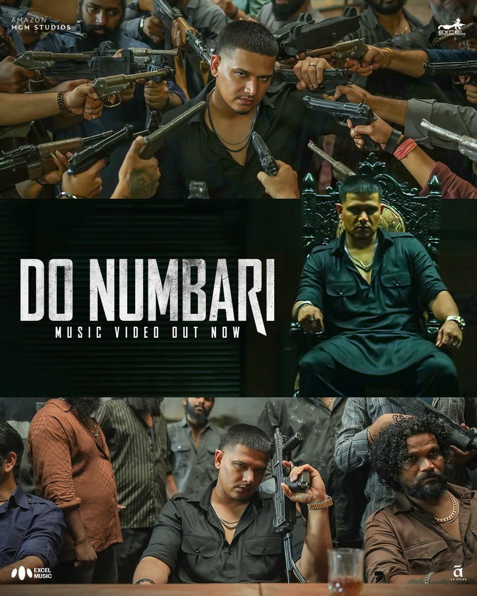 excelmusicrec's tweet photo. Seedhe bande, tedhe dhande. 
Bande #1 number ke dhandhe #DoNumbari. 

DO NUMBARI, full song out now. 
🔗: https://t.co/r4am0wwaUv

Watch the trailer of Mirzapur: The Movie on August 11th in Hindi &amp; Telugu!

7 days to go! https://t.co/Ouw2r8LU9D